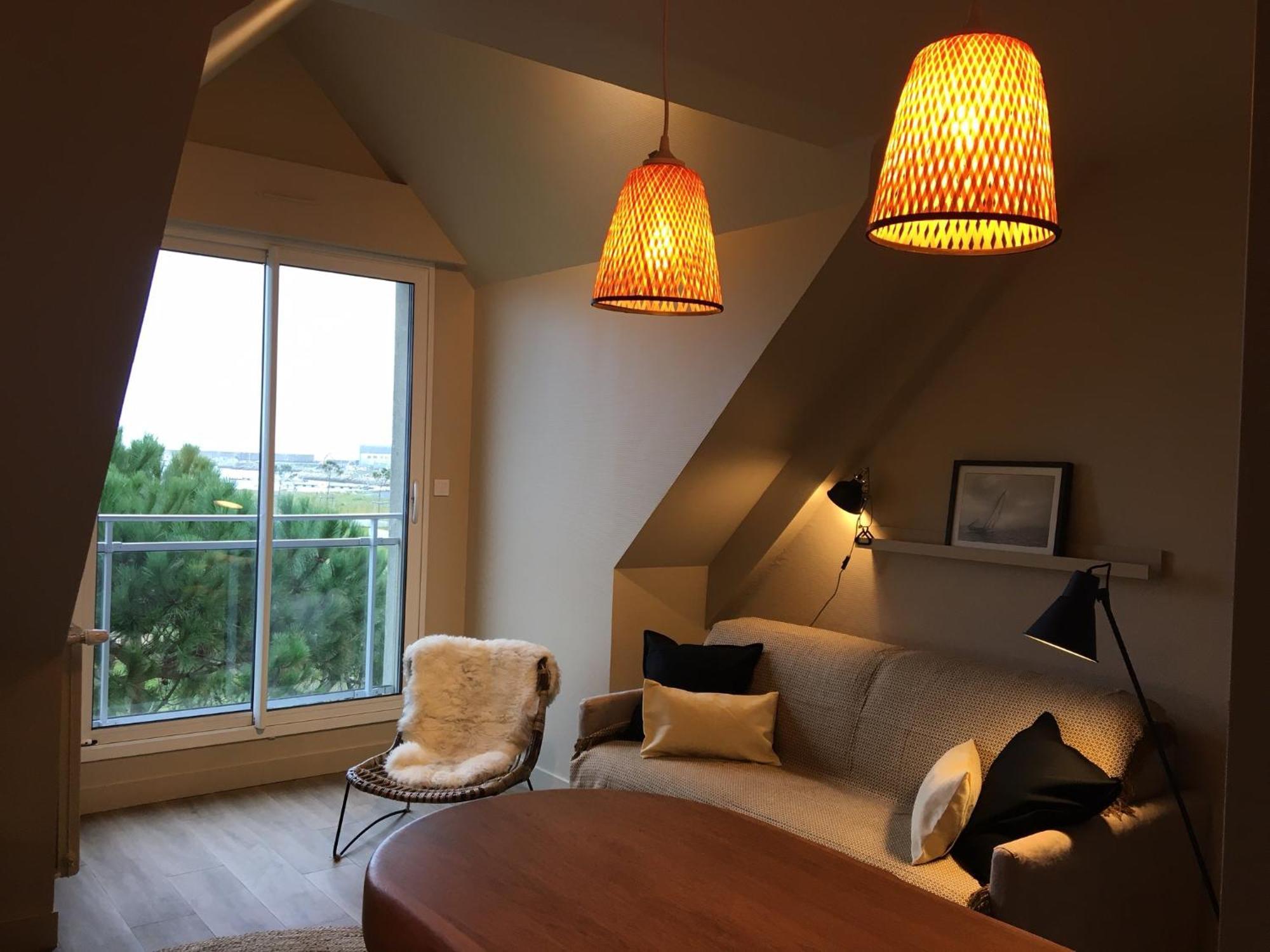 Appart-Studios Vue Mer Panoramique St Guenole Cote Mer เปนมาร์กัช ห้อง รูปภาพ